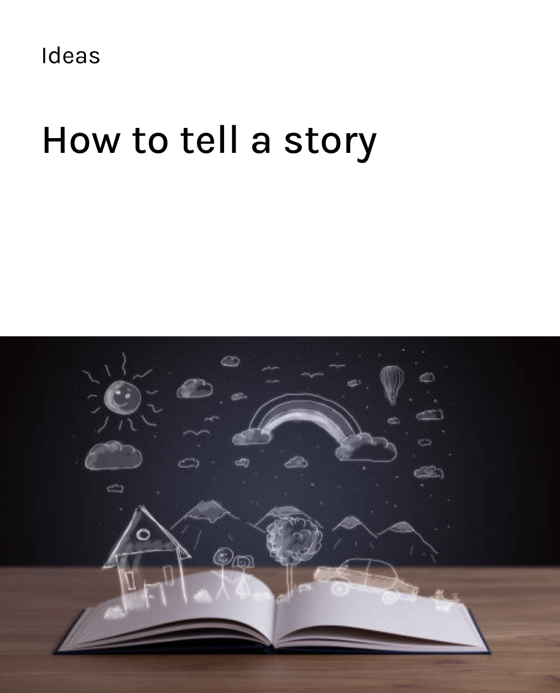 How to tell a story