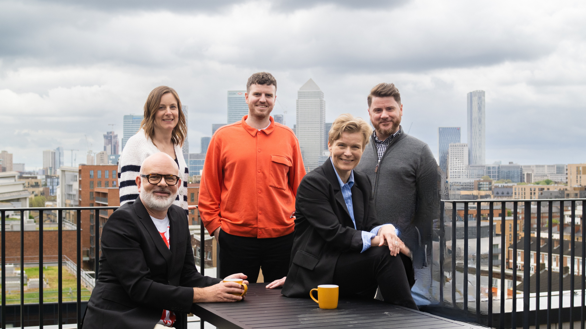 simple reveolution team picture. Jacob, Sarah, Bert, nanette and Adam from left to right